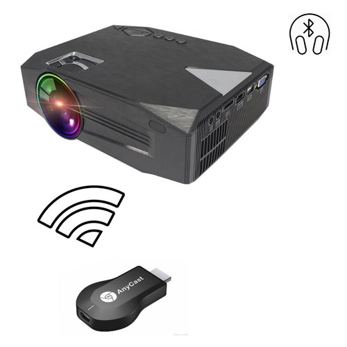 Проектор портативный XPRO PANOPLUS XS с WIFI модулем Anycast и Surround-аудио (2000 lumen) фото №1