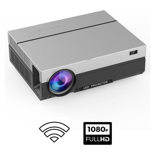 Проектор FullHD XPRO PANOPLUS MX с WiFi функцией Screen Mirroring (4500 lumen) и мощными динамиками Genius Dolby для презентаций, школ и ВУЗ фото №1