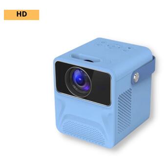 SMART проектор HD(1280*720) на ANDROID портативний XPRO PANOPLUS SOUNDBOX BLUE(4000 lumen) з підключенням до iOS та Android для офісу, домашнього кінотеатру та проведення презентацій   Аеромиш в комплекті фото №2