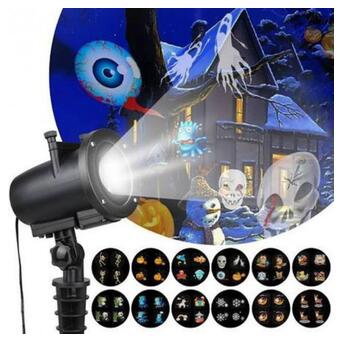 Лазерний проектор XPRO Star Shower projection outdoor light halloween YU120 чорний (GR-63_433) фото №3