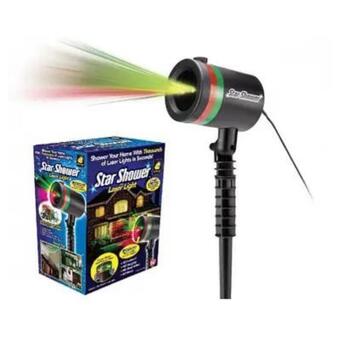 Новорічний лазерний проектор Star Shower Motion № F8-146 RGB синя (30) ( GR- 64_268) фото №6