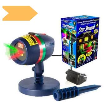 Новорічний лазерний проектор Star Shower Motion № F8-146 RGB синя (30) ( GR- 64_268) фото №1