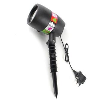 Новорічний лазерний проектор XPRO Christmas STAR Shower SLIDE № 87 чорний (GR-62_309) фото №2
