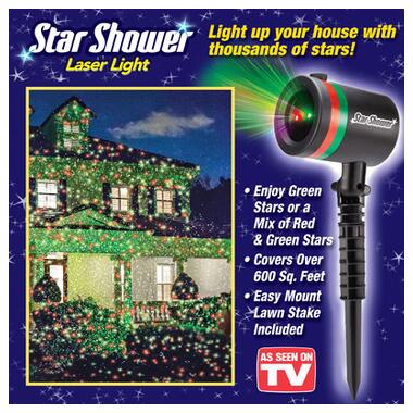 Лазерный проектор с 30 режимами XPRO Star Shower 30 GR- 66_230 фото №1