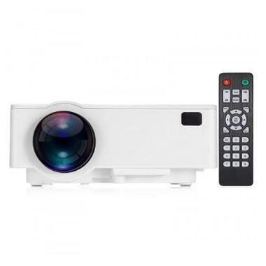 Портативний мультимедійний проектор LEJIADA A8 WIFI (Білий) фото №1