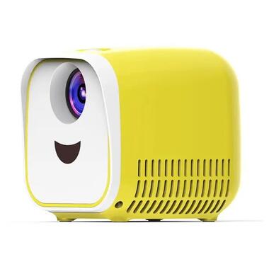 Дитячий міні-проектор Kids Toy Projector L1 (Біло-жовтий) фото №1