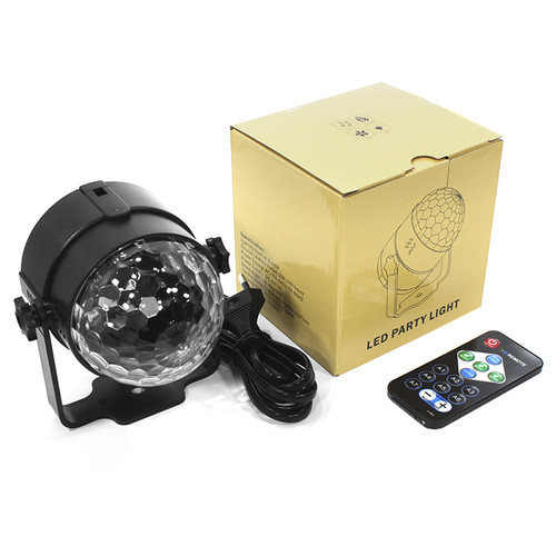 Светодиодный проектор EKOOT L-12Y LED Диско шар RGB пульт ДУ (5205-15736) фото №8