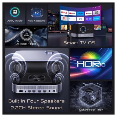 Проектор Aurzen Boom 3 (F503 FCC) фото №6