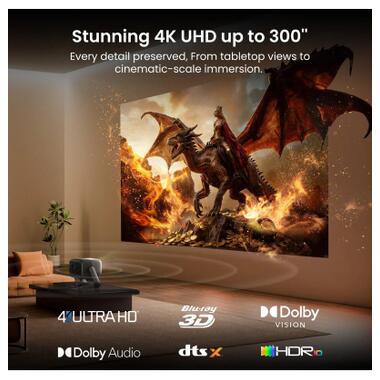 Проектор JMGO N3 Ulitmate 3Laser 4K (6959422616365) фото №9