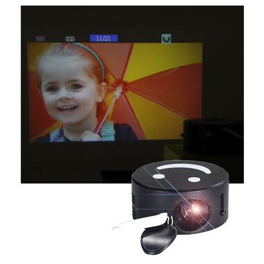 Дитячий портативний проектор Epik Q2 Mini + тріпод Black фото №15