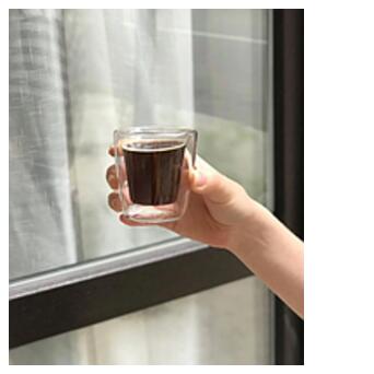 Склянка чашка з подвійними стінками premium 200мл Н-132 фото №3