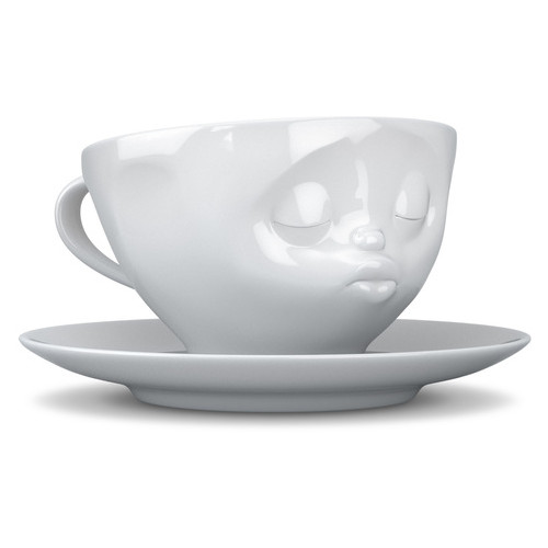 Чашка з блюдцем для кави Tassen Поцілунок (200 мл), фарфор фото №3
