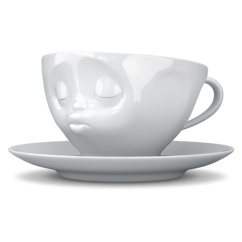 Чашка з блюдцем для кави Tassen Поцілунок (200 мл), фарфор фото №5
