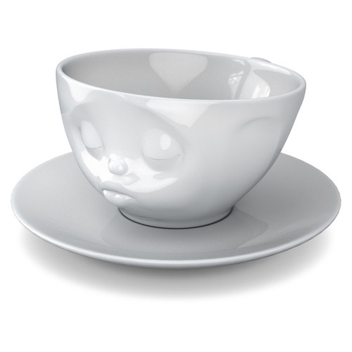 Чашка з блюдцем для кави Tassen Поцілунок (200 мл), фарфор фото №2