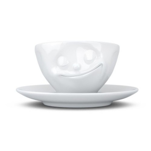 Чашка з блюдцем для кави Tassen Щаслива усмішка (200 мл), фарфор фото №6