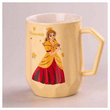 Чашка керамічна 450 мл Діснеївська принцеса Жовтий (HPCYM0859Y) фото №1