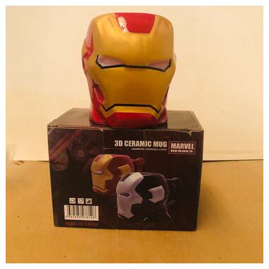 Железный человек Marvel Iron Man Марвел керамическая 3D кружка фигурная чашка Shantou фото №4