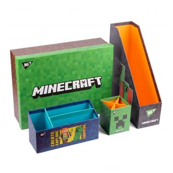 Настільний набір Yes Minecraft картонний 4 предмета (450108) фото №1