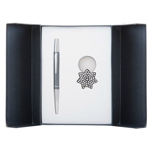 Подарочный набор Langres Star ручка шариковая с брелком, черный LS.122014-01 фото №1