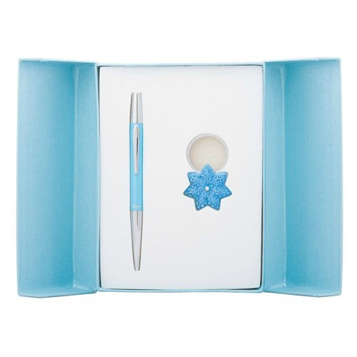 Подарунковий набір Langres Star ручка кулькова з брелоком, синій LS.122014-02 фото №1