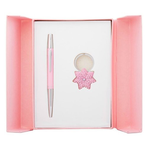 Подарочный набор Langres Star ручка шариковая с брелком, розовый LS.122014-10 фото №1