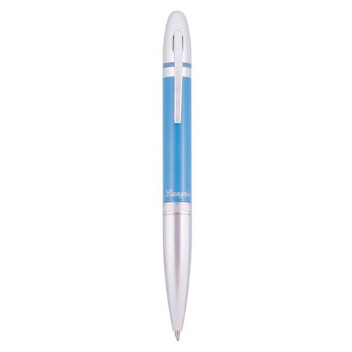 Подарунковий набір Langres Lightness кулькова ручка з гачком для сумки, синій LS.122030-02 фото №3