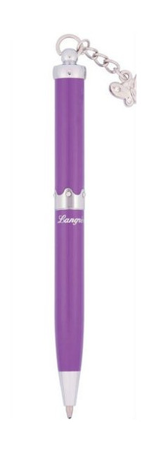 Подарунковий набір Langres Fly ручка кулькова з брелоком та закладкою фіолетовий LS.132001-07 фото №2