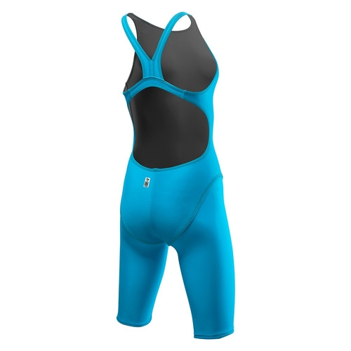 Жіночий стартовий костюм TYR Womens Thresher Open Back Swimsuit Blue/Grey (850) 32 (TPSFO6A-850-32) фото №4