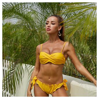 Жіночий купальник жіночий Fashion M 7743 жовтий фото №4