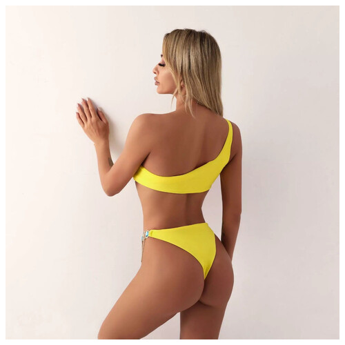 Жіночий купальник жіночий Fashion S 7582 жовтий фото №2