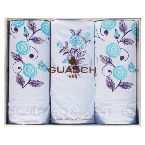 Жіночі бавовняні хустки Guasch Angora 98 SU1-02 Білий фото №1