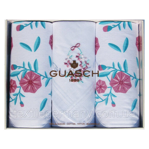 Жіночі бавовняні хустки Guasch Angora 98 SU2-04 Білий фото №1