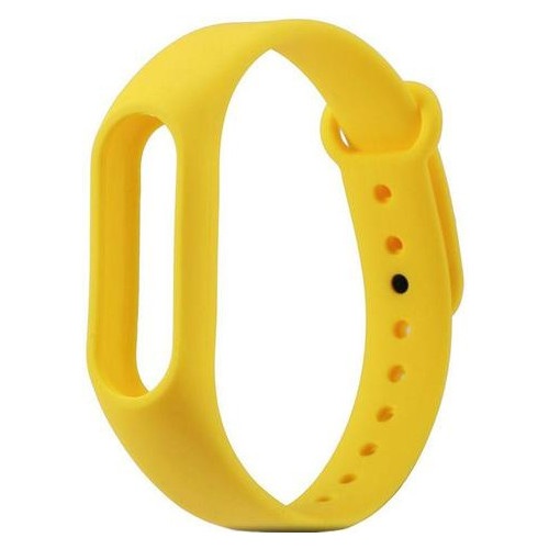 Ремешок UWatch Replacement Silicone Band For Xiaomi Mi Band 2 Yellow #I/S фото №1
