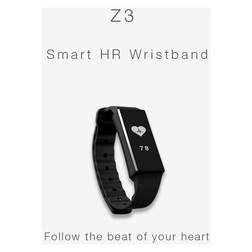 Фітнес-браслет Goral Smart Bracelet Z3 Black фото №2