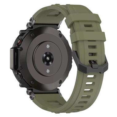 Силіконовий ремінець Primolux для смарт-годинника Amazfit T-Rex Ultra (A2142) - Army Green фото №2