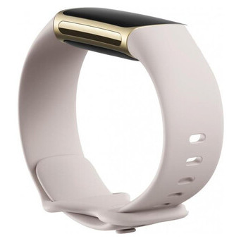 Фітнес-браслет Fitbit Charge 5 Lunar White/Soft Gold Stainless Steel фото №3