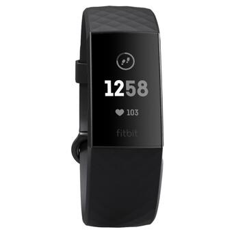 Фітнес-браслет Fitbit Charge 3 Black/Graphite FB409GMBK фото №2