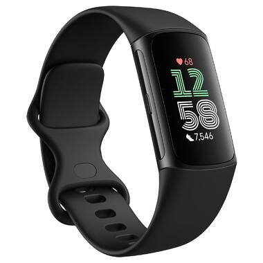 Фітнес-браслет Fitbit Charge 6 Black Case with Black Band фото №1