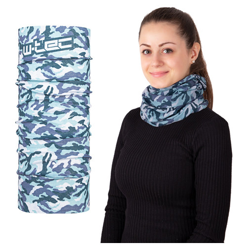 Багатофункціональний шарф W-TEC Nekky – біло-синій (22982-3) фото №1
