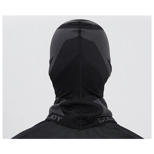 Зимова маска підшоломник балаклава Primo Golovejoy Winter з флісом - Black фото №5