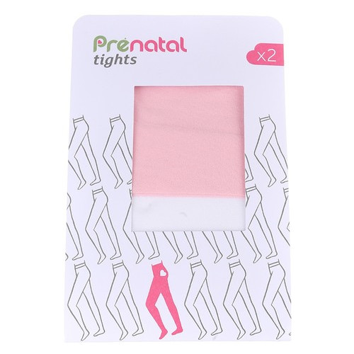 Комплект колготок Prenatal 1-3 month (15-18 size) розовый, белый (CO26S12ANF_Pink-White) фото №1