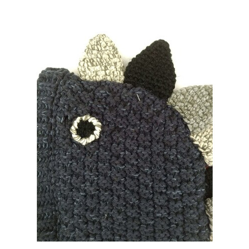 Шапка детская зимняя Berni Маленький шипастик (46 см) Темно-синий (52474001631) фото №2