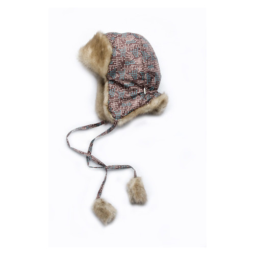 Детская зимняя шапка для мальчика Схемы Модный карапуз 03-00586_Korichnevyj_54 фото №1