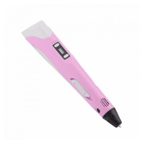 3D ручка для малювання з екраном Pen3 MyRiwell з LCD дисплеєм трафарет, Рожевий фото №4