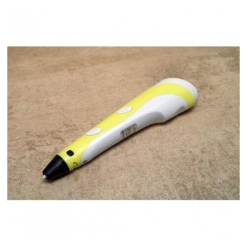 3D ручка для малювання з екраном Pen3 MyRiwell з LCD дисплеєм трафарет, Жовтий фото №3