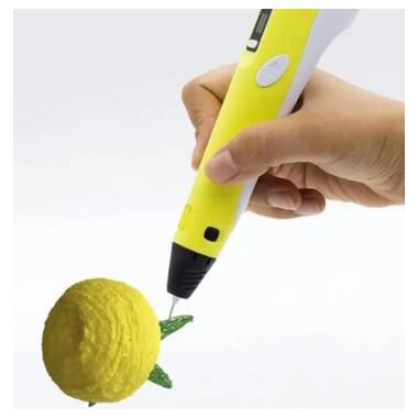 3D ручка з дисплеєм Pen-2 8138, жовта фото №2