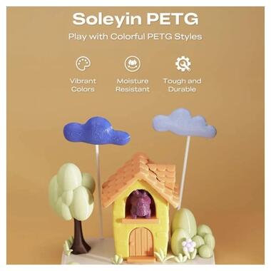 Пластик для 3D-принтера Creality Soleyin PETG 1.75 мм, 1 кг, Yellow Ginkgo (3301030160) фото №2