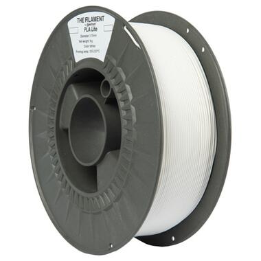 Пластик The Filament PLA Lite 1.75мм WHITE 1кг фото №1