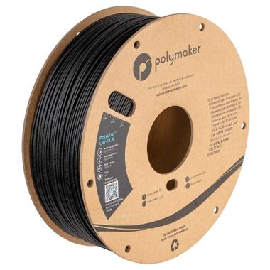 Пластик для 3D-принтера Polymaker PLA PolyLite LW 1.75 мм 0.8 кг Black (PA08001) фото №1