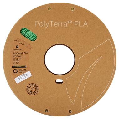Пластик для 3D-принтера Polymaker PolyTerra PLA 1.75 мм 1 кг Forest Green (PM70846) фото №2